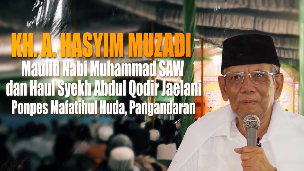 Video ceramah Maulid Nabi Muhammad di Pesantren Mafatihul 